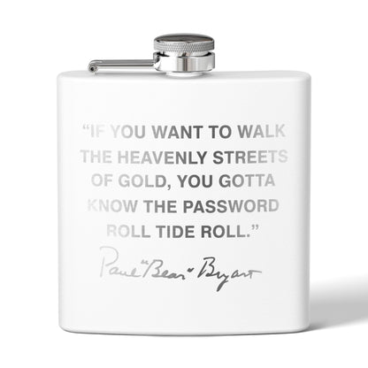 “Roll Tide Roll” - Engraved Flask 6oz Stainless Steel