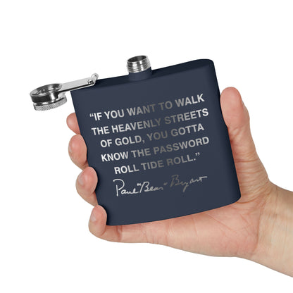 “Roll Tide Roll” - Engraved Flask 6oz Stainless Steel