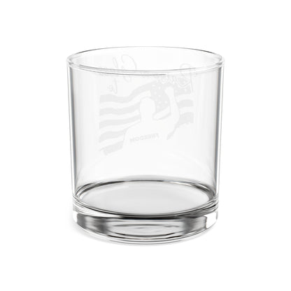 Engraved Whiskey Glass - " Raise a Glass to FREEDOM"  10.5oz