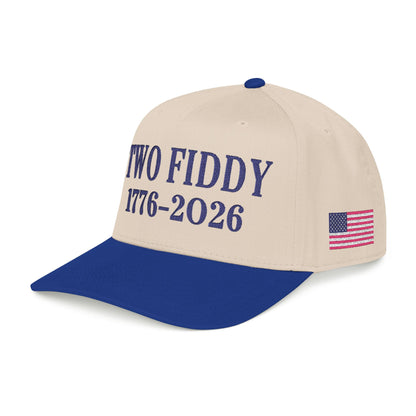 Two Fiddy Baseball Cap Embroidered