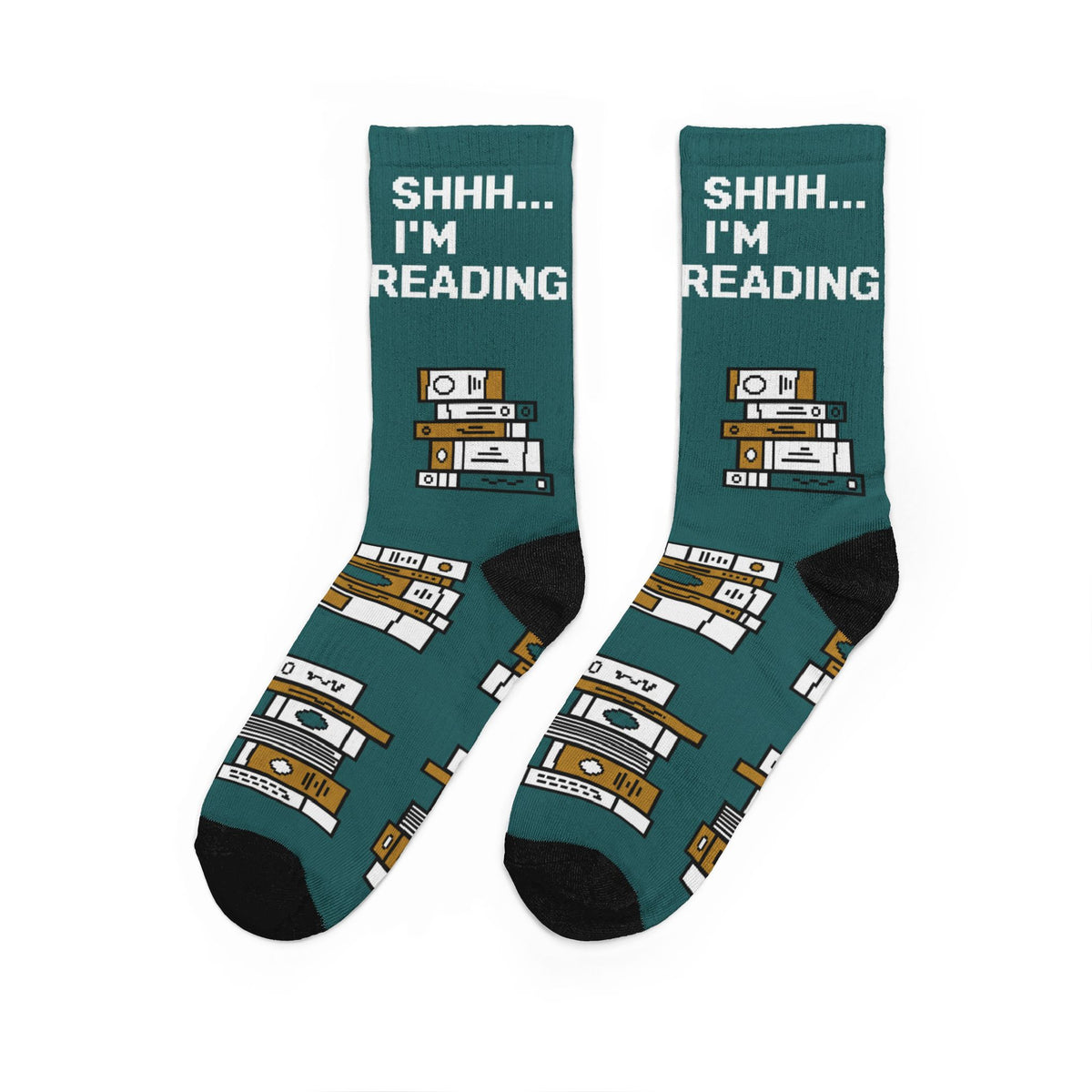 Shhh... I'm Reading - Padded Booklover Socks