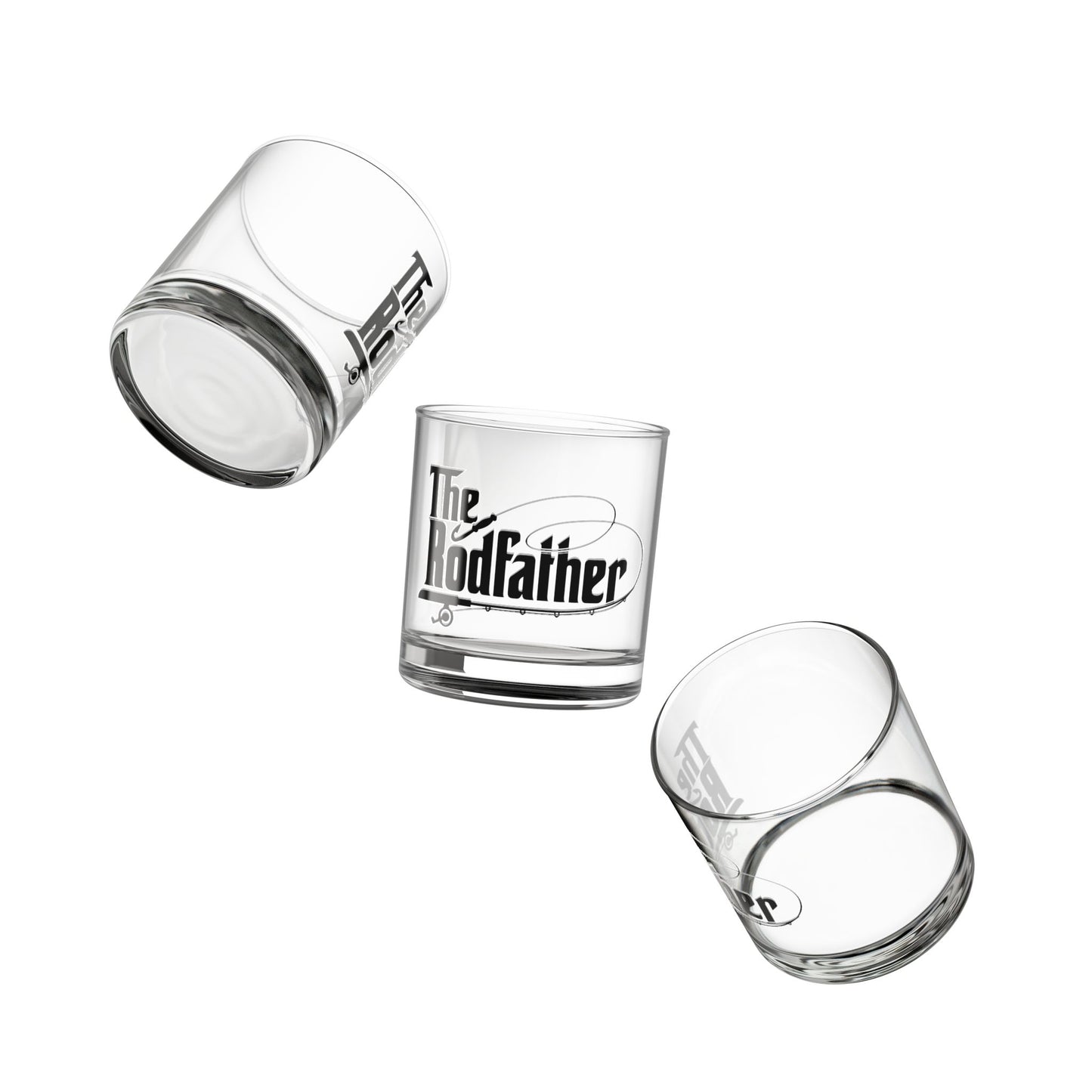 The Rodfather Whiskey Glass