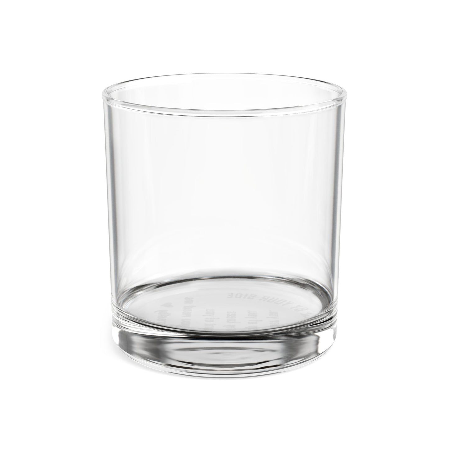 Always Be By Your Side - Personalized Engraved 10oz Whiskey Glass