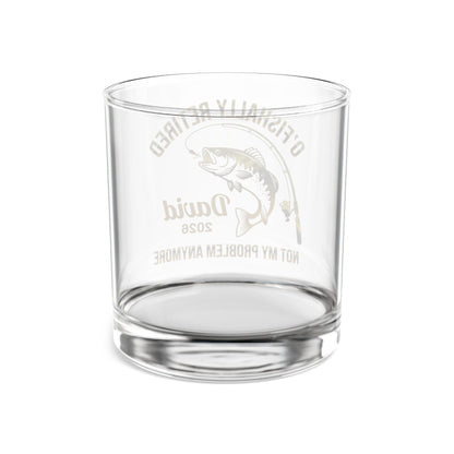 O'Fishally Retired - Personalized Whiskey Glass