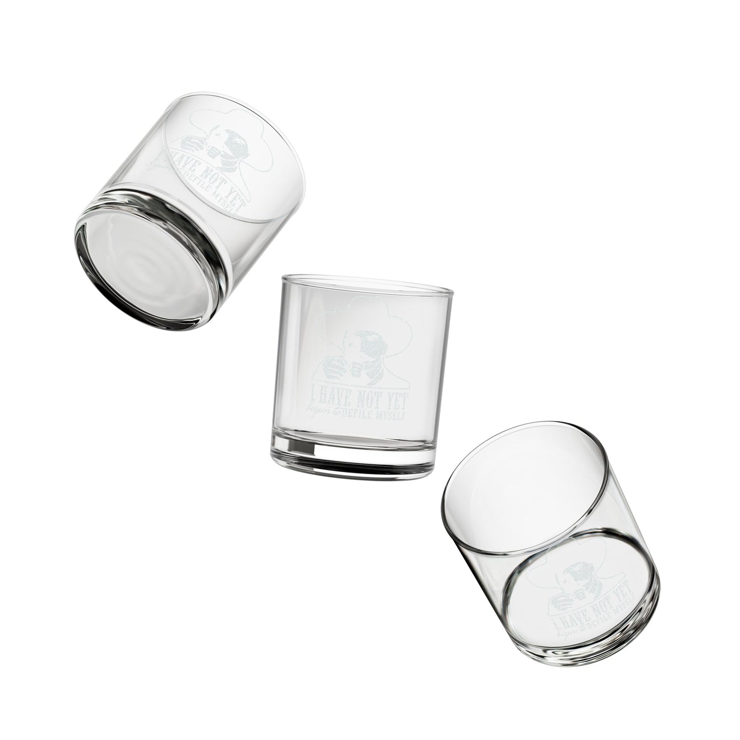 Defile Myself - Engraved 10.5oz Whiskey Glass