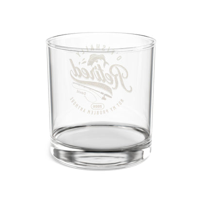 O'Fishally Retired 2026 - Personalized Whiskey Glass