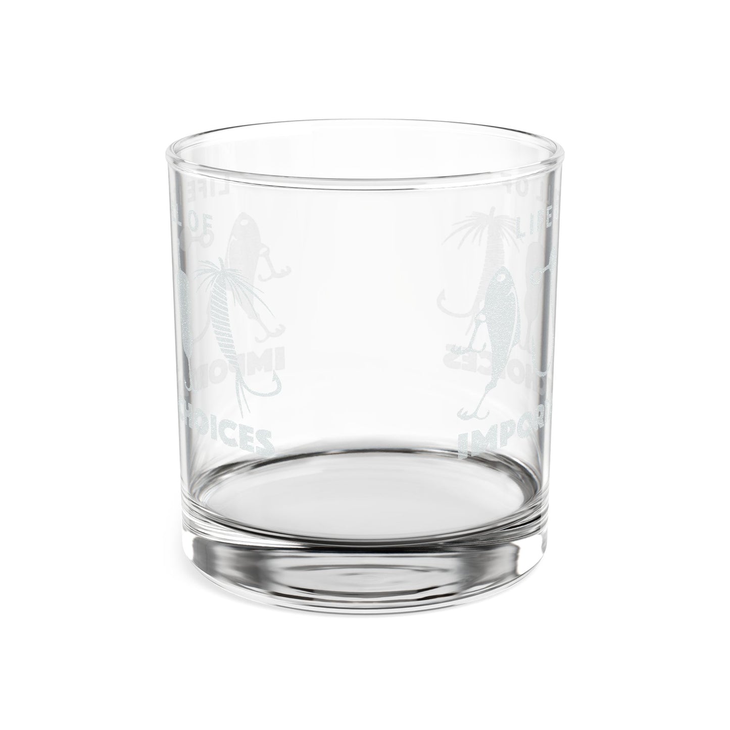 Engraved Whiskey Glass — Life Is Full of Important Choices