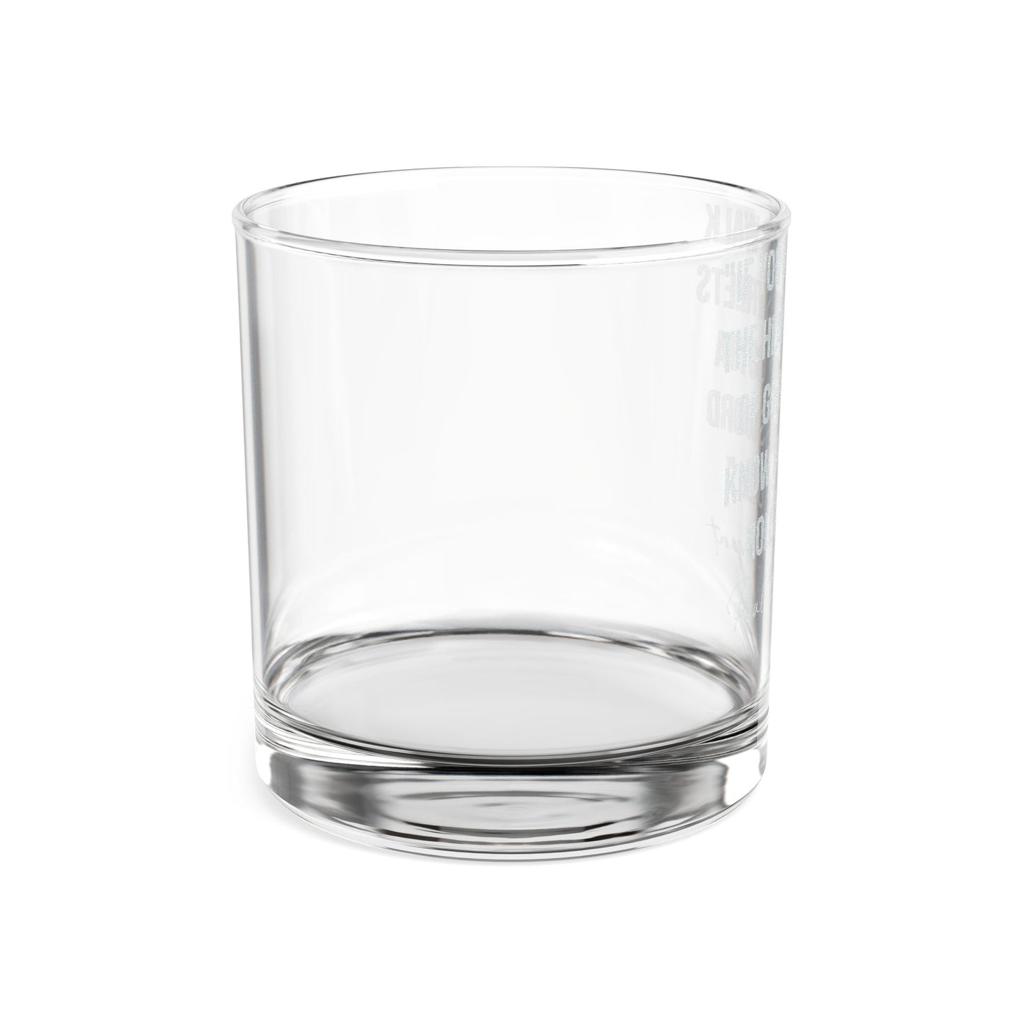 Engraved Whiskey Glass - Bear Bryant Quote