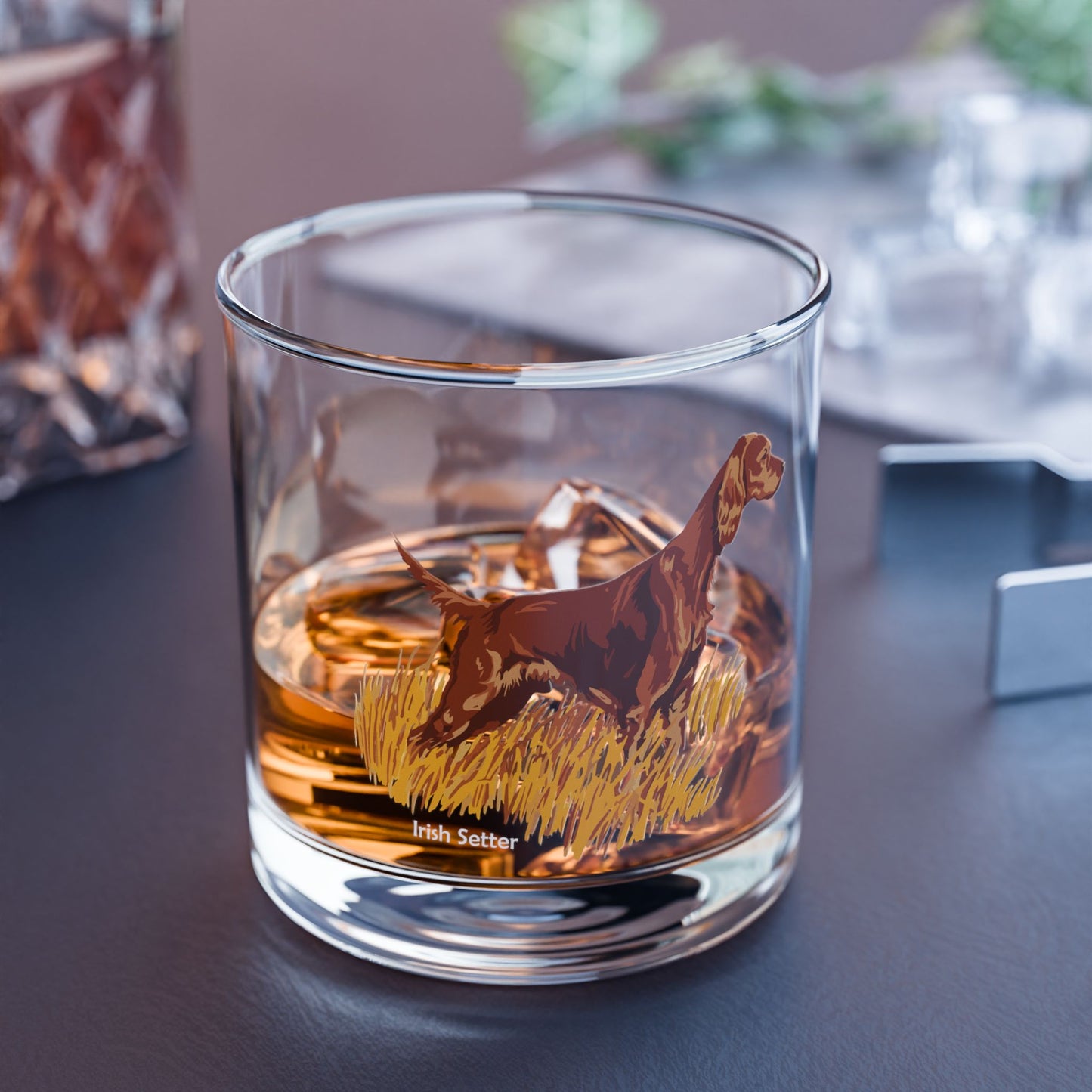Irish Setter Whiskey Glass