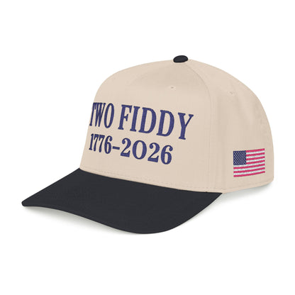 Two Fiddy Baseball Cap Embroidered