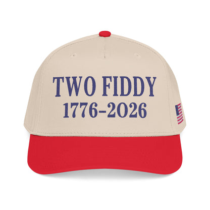 Two Fiddy Baseball Cap Embroidered