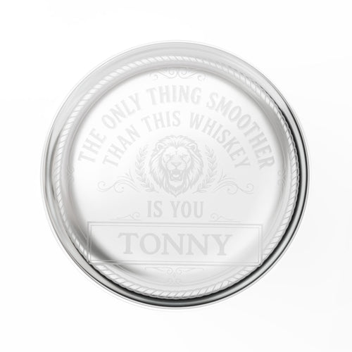 Personalized Whiskey Glass - The only thing smoother than this whiskey is you