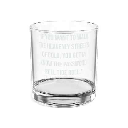 Engraved Whiskey Glass - Bear Bryant Quote