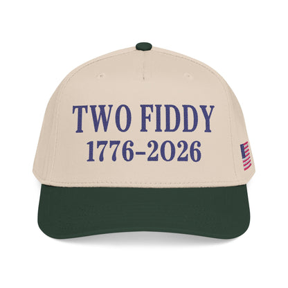 Two Fiddy Baseball Cap Embroidered