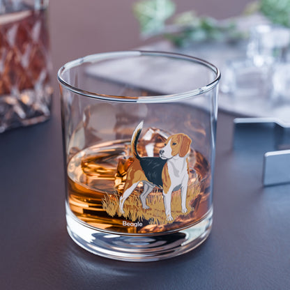 Beagle Whiskey Glass