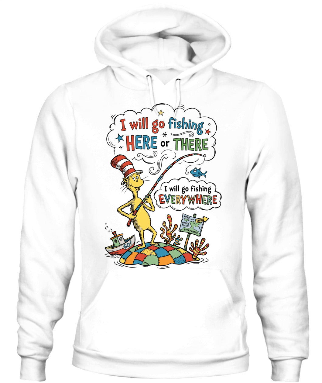 I will go fishing here or there
