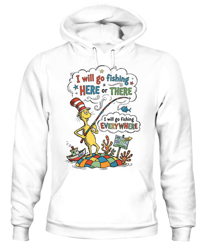I will go fishing here or there