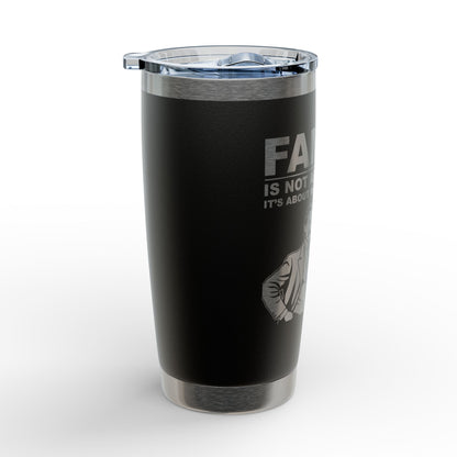 "Family Is Not About Blood" — 20oz Engraved Tumbler