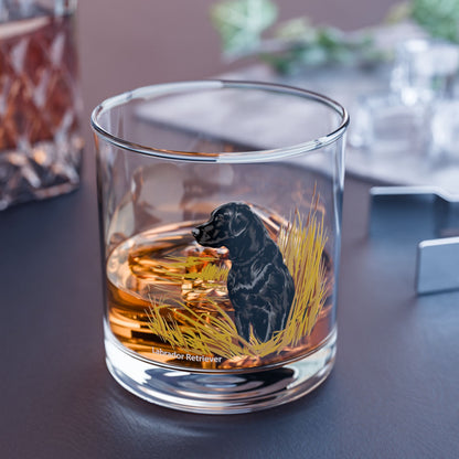 Black Labrador Whiskey Glass