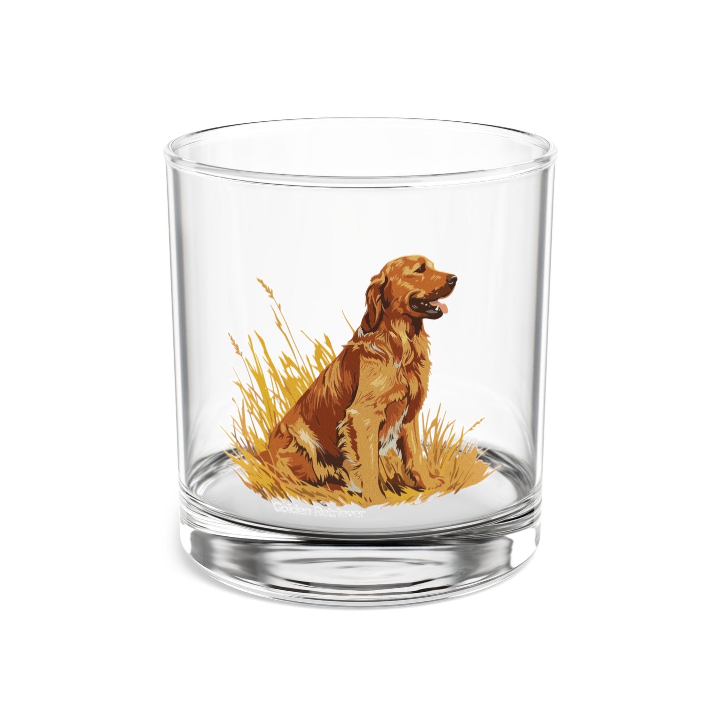 Golden Retriever Whiskey Glass