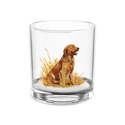 Golden Retriever Whiskey Glass