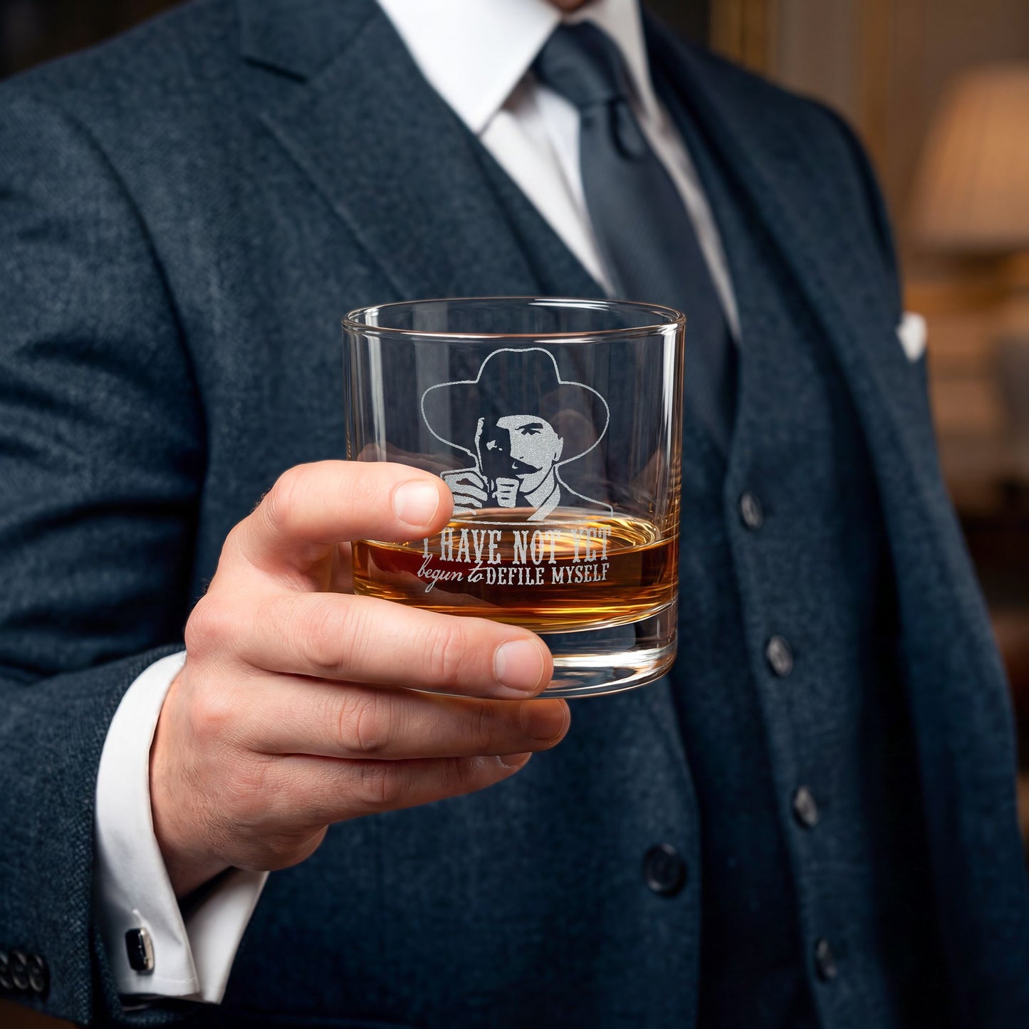 Defile Myself - Engraved 10.5oz Whiskey Glass