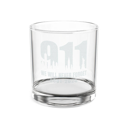We Will Never Forget - Engraved 10oz Whiskey Glass
