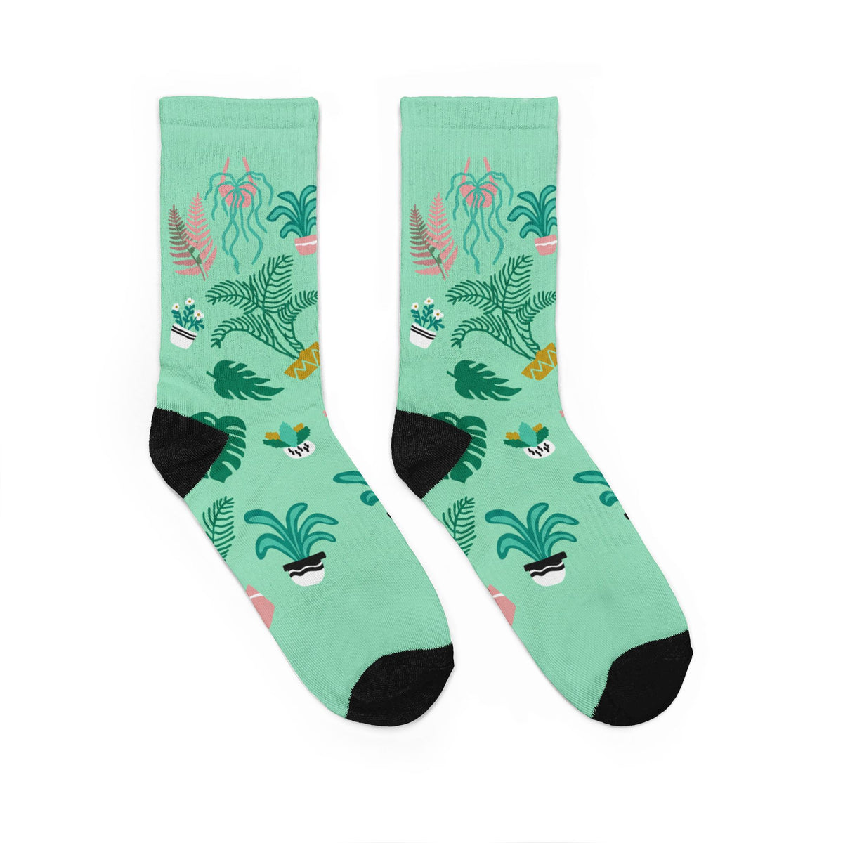 Crazy Plant Lady Crew Socks