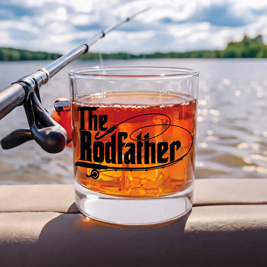 The Rodfather Whiskey Glass