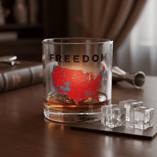 Freedom - Patriotic Whiskey Glass