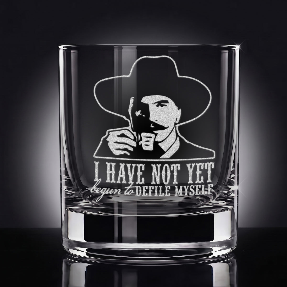 Defile Myself — Engraved Whiskey Glass 10.5oz