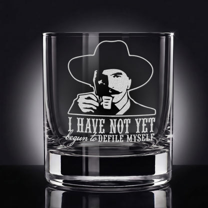 Defile Myself — Engraved Whiskey Glass 10.5oz