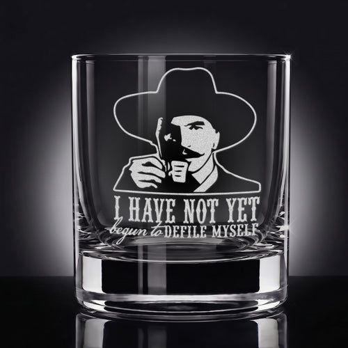 Defile Myself — Engraved Whiskey Glass 10.5oz