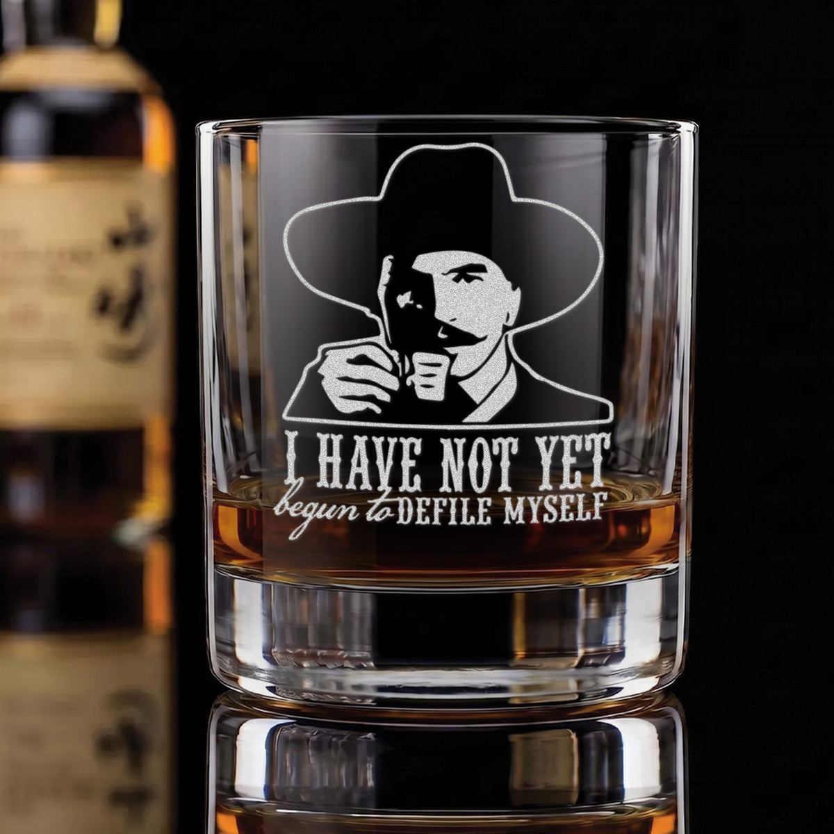 Defile Myself — Engraved Whiskey Glass 10.5oz