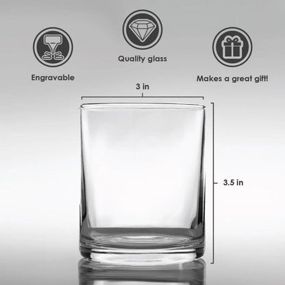 Personalized Whiskey Glass - The only thing smoother than this whiskey is you