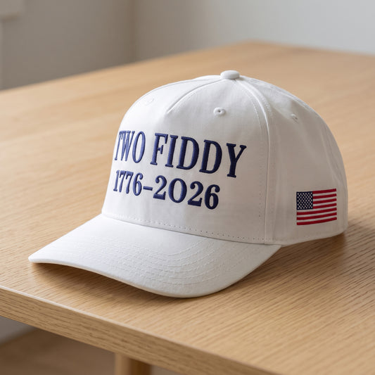Two Fiddy Baseball Cap Embroidered