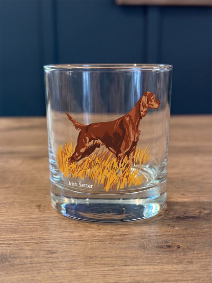 Irish Setter Whiskey Glass