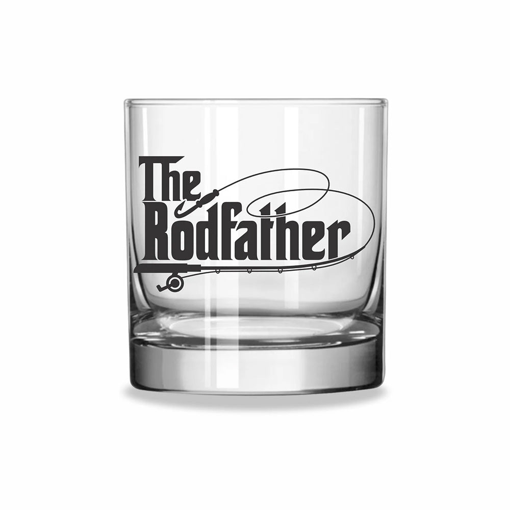 The Rodfather Whiskey Glass