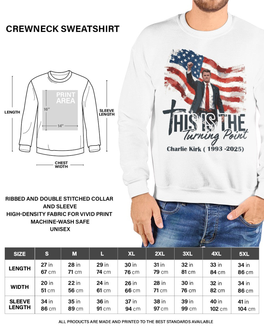 This Is The Turning Point Crewneck Sweatshirt