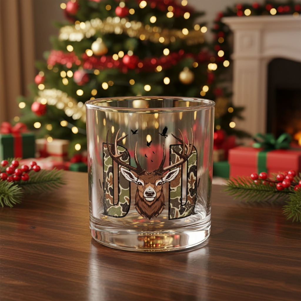Dear DAD Whiskey Glass