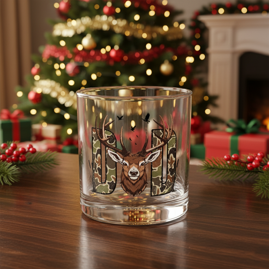 Dear DAD Whiskey Glass